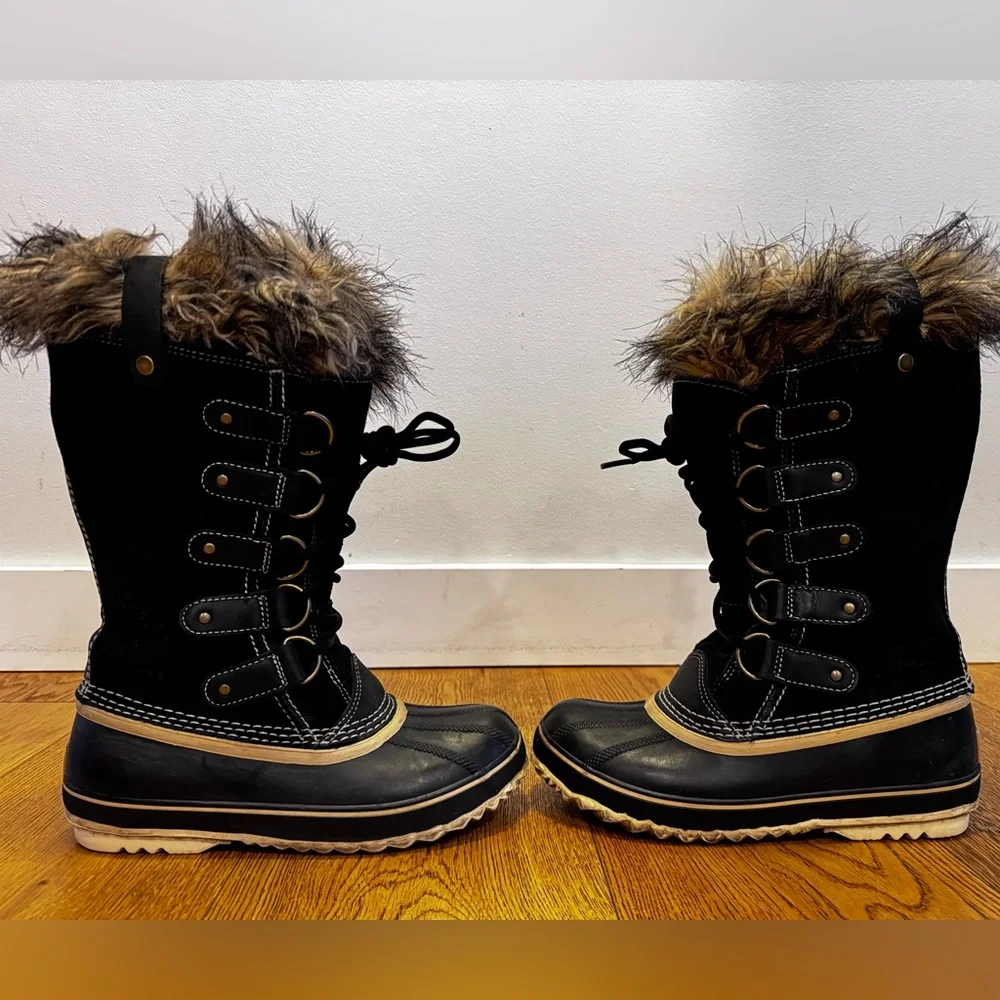 Sorel Black Joan of Arctic Winter Boots - Picture 3 of 7